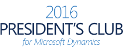 2016 President’s Club for Microsoft Dynamics
